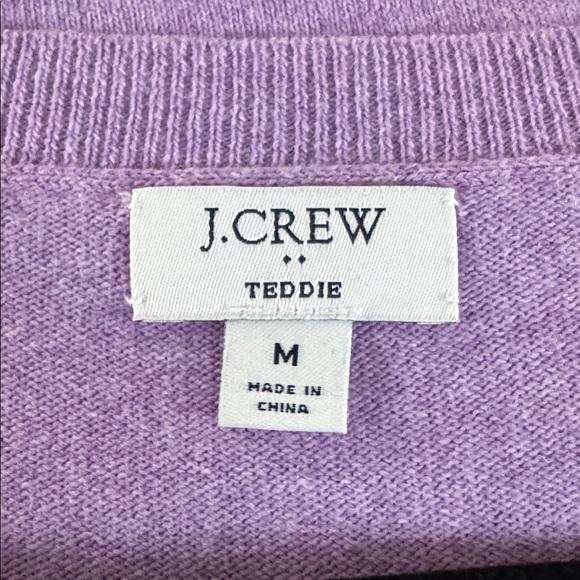 J. Crew Factory Lavender Teddie Crew Neck Sweater - Picture 5 of 9